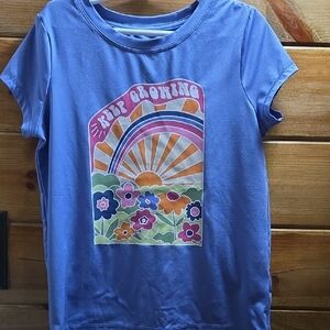 Bass Pro Shops Blue Tee with Colorful Graphic Matching Set Nwot
